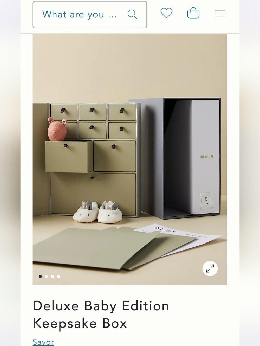 Deluxe Baby Edition Keepsake Box